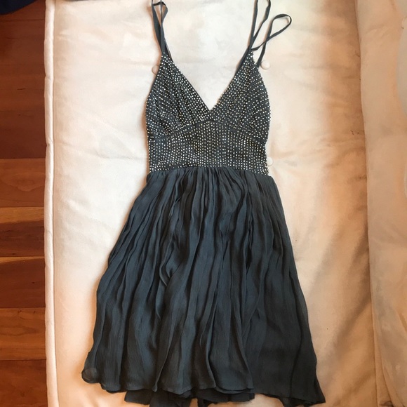Free People Dresses & Skirts - Free People ‘Like A Diamond’ Graphite Dress SIZE 0